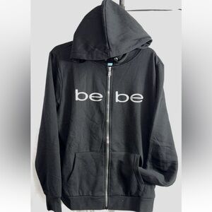 Bebe Black Hoodie with Logo women’s plus size 1x new